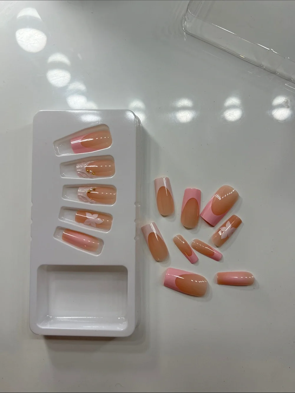 N/A peach ombre